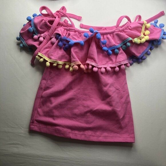 32.Rainbow  2 Piece Casual Short Set For 12 to‎ 18 months Baby Girl/ Outfit - Picture 5 of 12